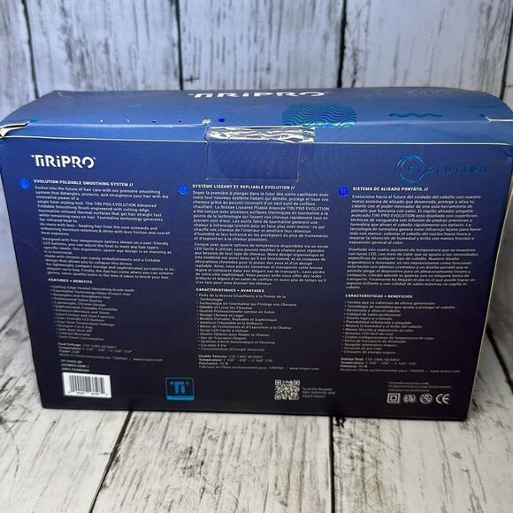 Tiripro Foldable Hot Straightening Smoothing Brush with Pouch New - Picture 5 of 6